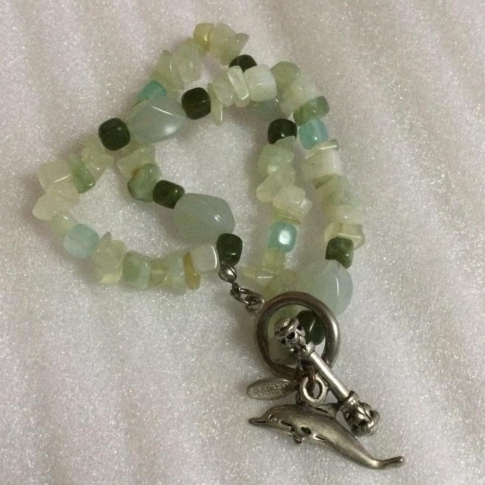 Silver Dolphin Charm Bracelet